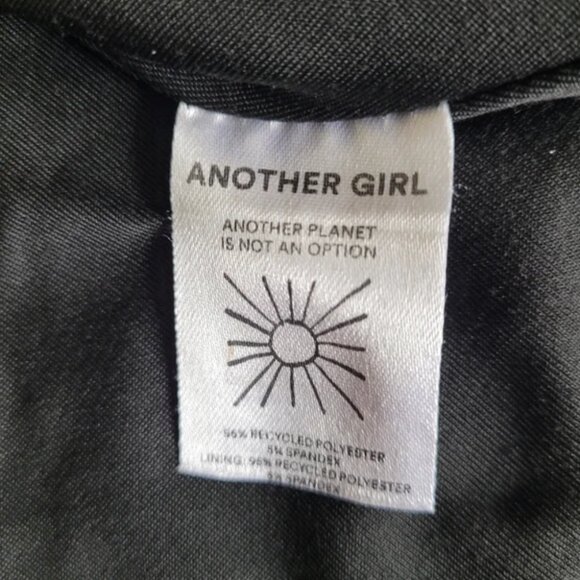 Anthropologie Another Girl Mesh Maxi Black Floral Skirt size L - Picture 6 of 6